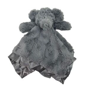 Cloud‎ Island Gray Elephant Lovey Security Blanket Target Satin Trim Plush Soft
